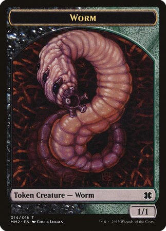 Worm Token [Modern Masters 2015 Tokens] MTG Single Magic: The Gathering  | Multizone: Comics And Games