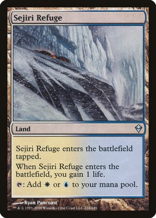 Sejiri Refuge [Zendikar] MTG Single Magic: The Gathering  | Multizone: Comics And Games