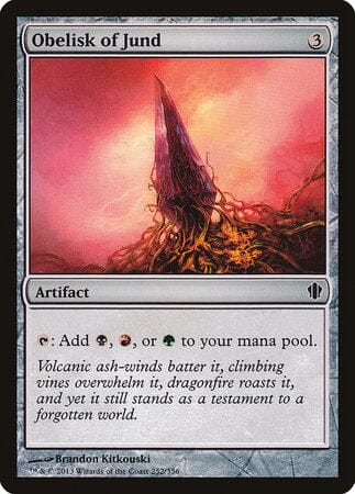 Obelisk of Jund [Commander 2013] MTG Single Magic: The Gathering  | Multizone: Comics And Games