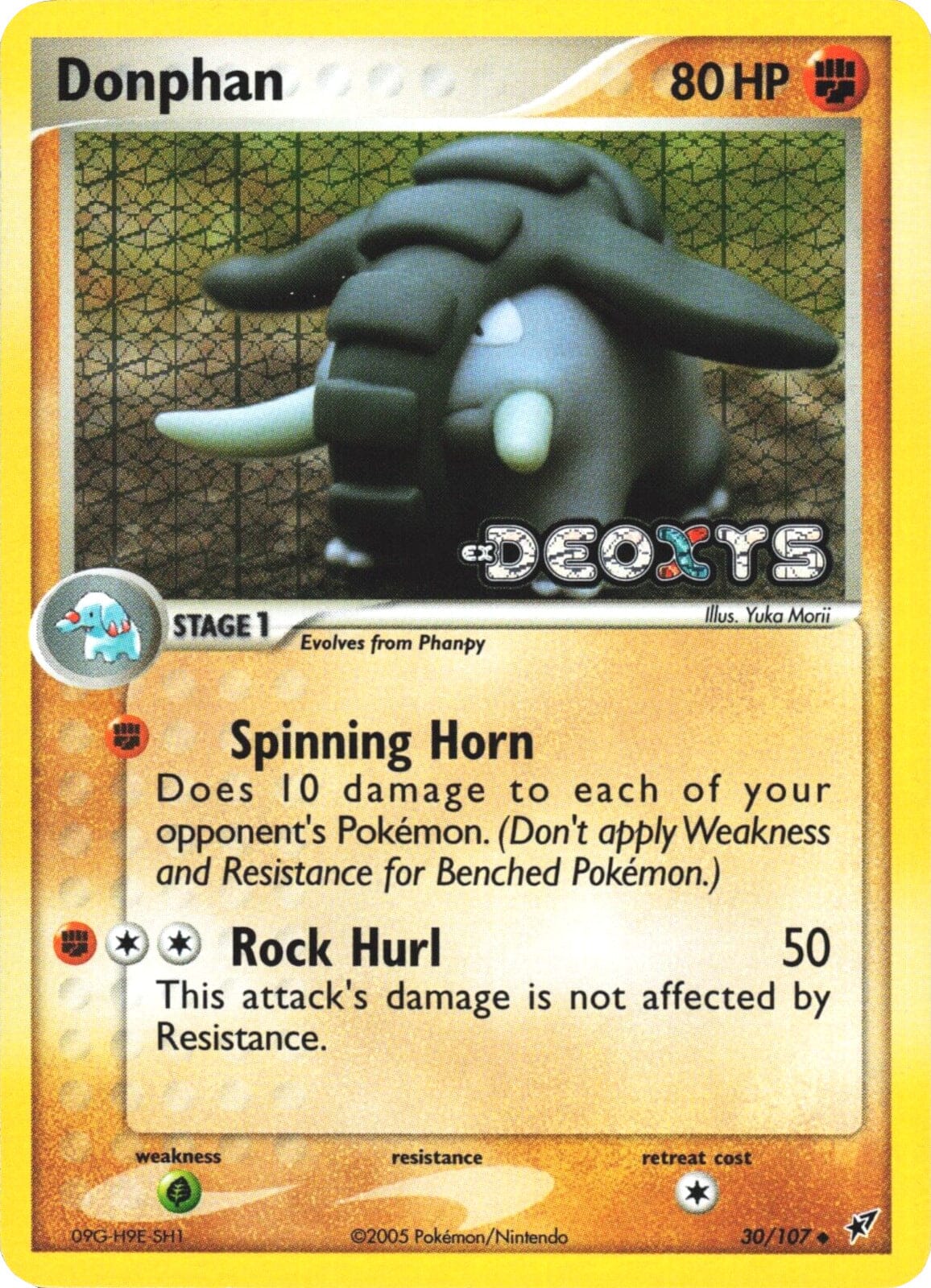 Donphan (30/107) (Stamped) [EX: Deoxys] Pokemon Single Pokémon  | Multizone: Comics And Games