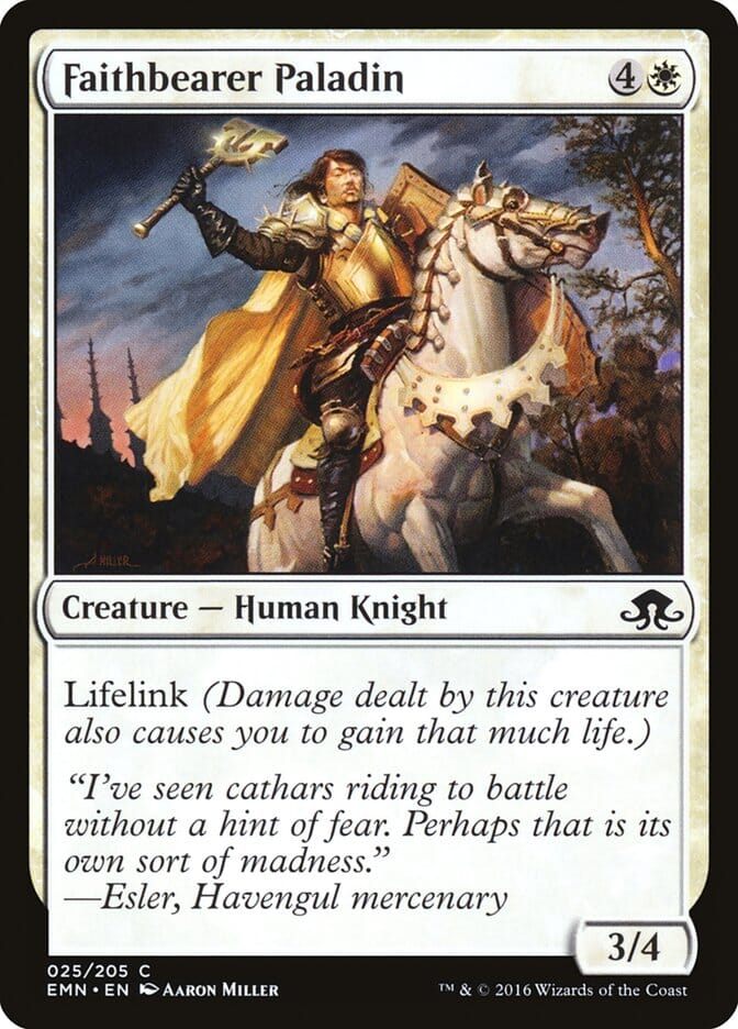 Faithbearer Paladin [Eldritch Moon] MTG Single Magic: The Gathering  | Multizone: Comics And Games