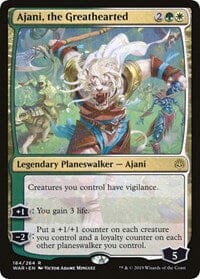 Ajani, the Greathearted [Promo Pack: Throne of Eldraine] MTG Single Magic: The Gathering  | Multizone: Comics And Games