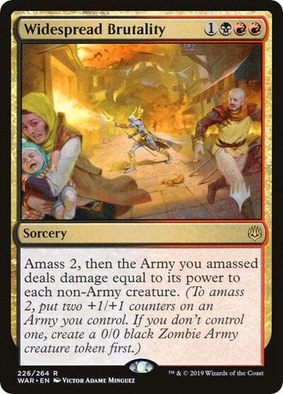 Widespread Brutality [Promo Pack: Throne of Eldraine] MTG Single Magic: The Gathering  | Multizone: Comics And Games