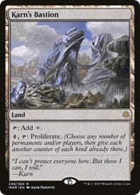 Karn's Bastion [Promo Pack: Throne of Eldraine] MTG Single Magic: The Gathering  | Multizone: Comics And Games