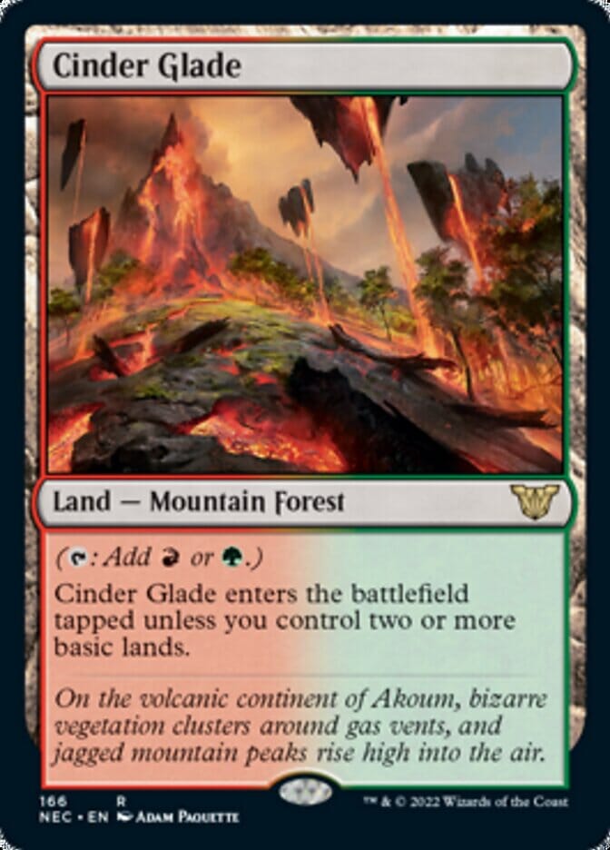 Cinder Glade [Kamigawa: Neon Dynasty Commander] MTG Single Magic: The Gathering  | Multizone: Comics And Games