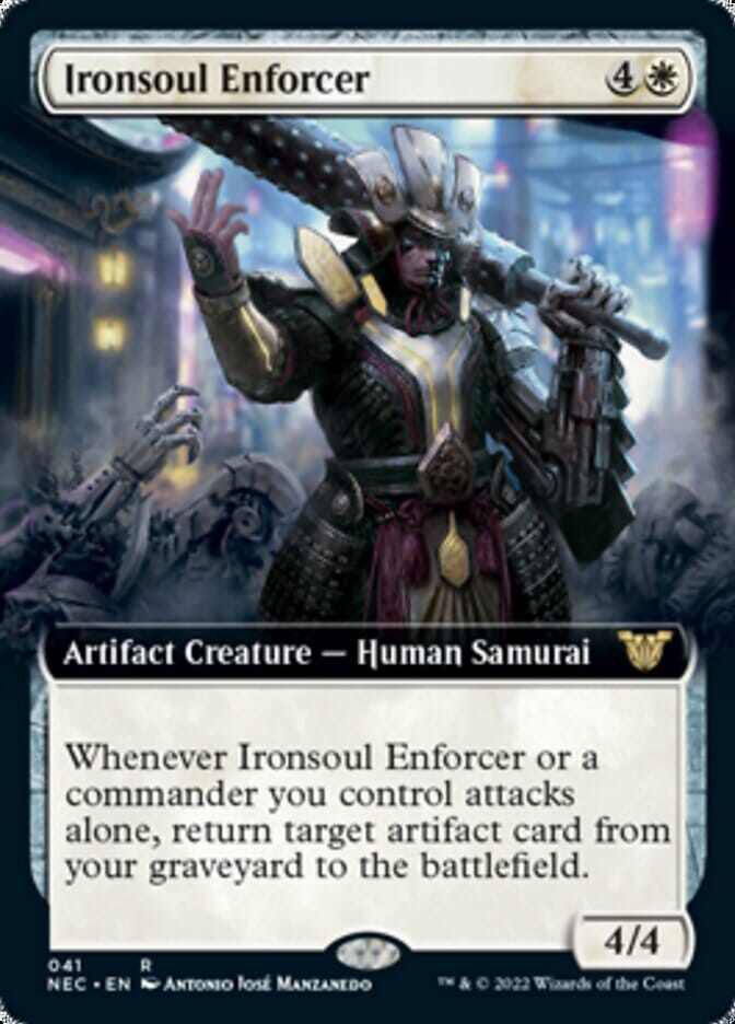 Ironsoul Enforcer (Extended) [Kamigawa: Neon Dynasty Commander] MTG Single Magic: The Gathering  | Multizone: Comics And Games