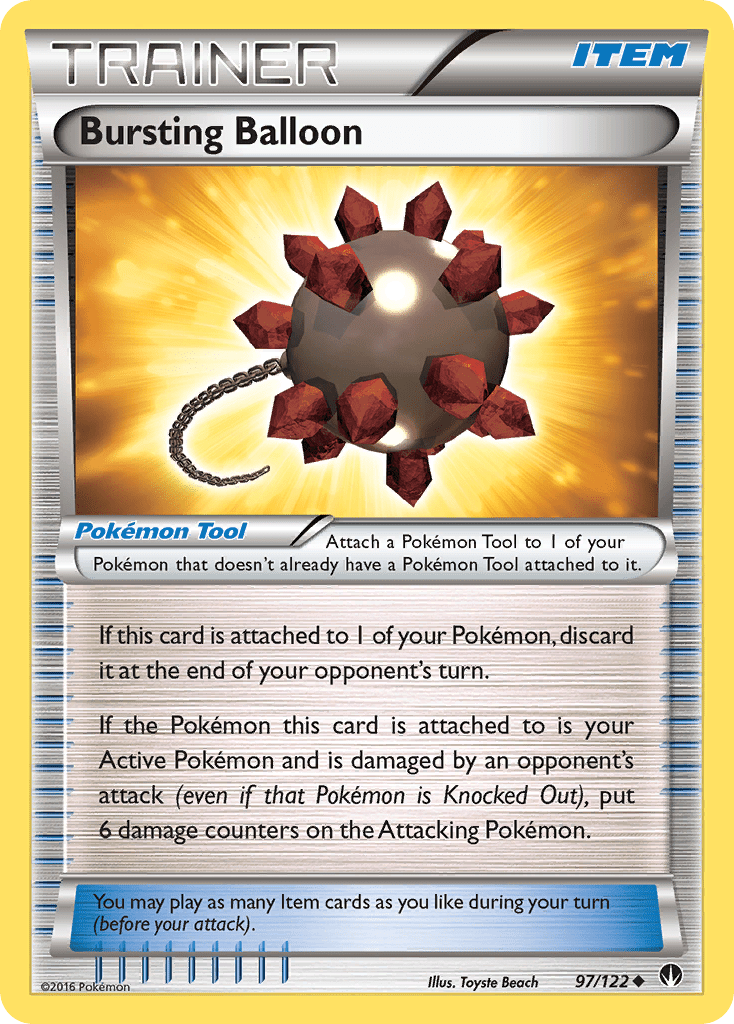 Bursting Balloon (97/122) [XY: BREAKpoint] Pokemon Single Pokémon  | Multizone: Comics And Games