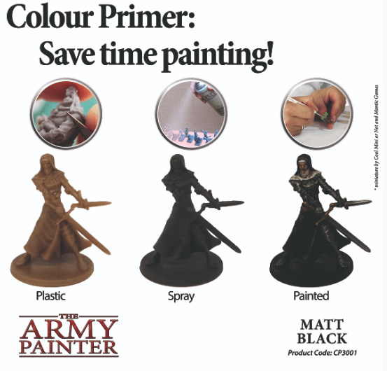 Matt Black Colour Primer Colour Primers The Army Painter  | Multizone: Comics And Games