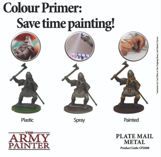 Plate Mail Metal Colour Primers The Army Painter  | Multizone: Comics And Games