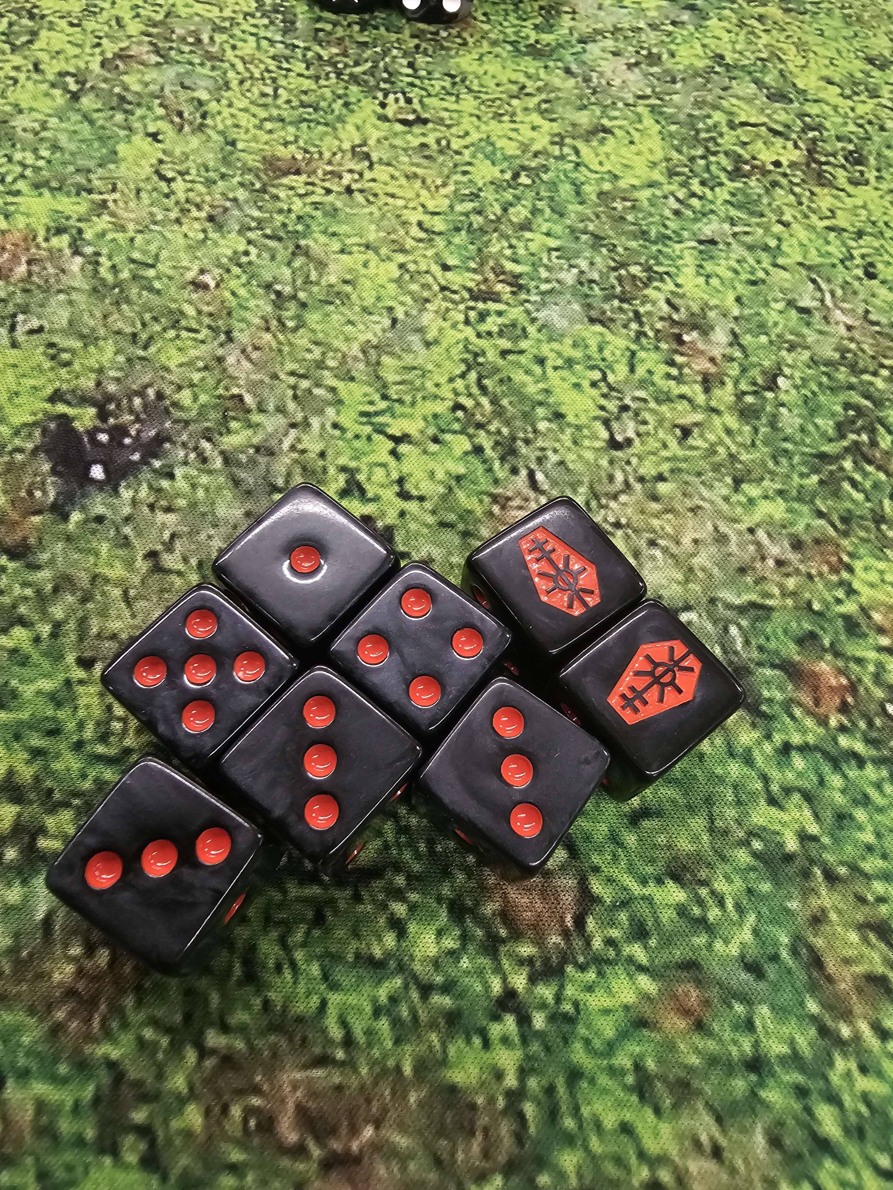 Robot Skeleton (16MM) - 25CT Dice Red Dragon  | Multizone: Comics And Games