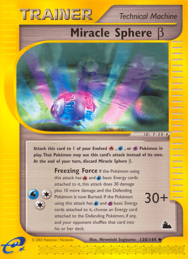 Miracle Sphere Beta (130/144) [Skyridge] Pokemon Single Pokémon  | Multizone: Comics And Games