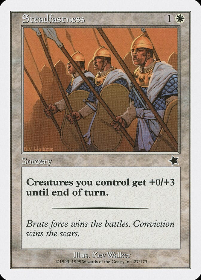 Steadfastness [Starter 1999] MTG Single Magic: The Gathering  | Multizone: Comics And Games