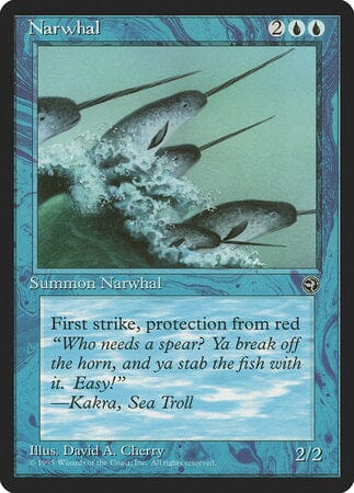 Narwhal [Homelands] MTG Single Magic: The Gathering  | Multizone: Comics And Games