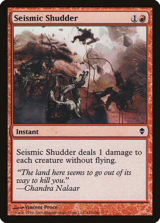 Seismic Shudder [Zendikar] MTG Single Magic: The Gathering  | Multizone: Comics And Games