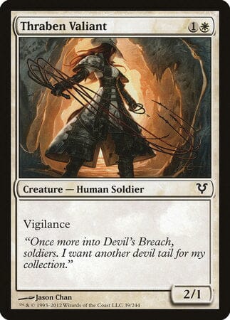 Thraben Valiant [Avacyn Restored] MTG Single Magic: The Gathering  | Multizone: Comics And Games