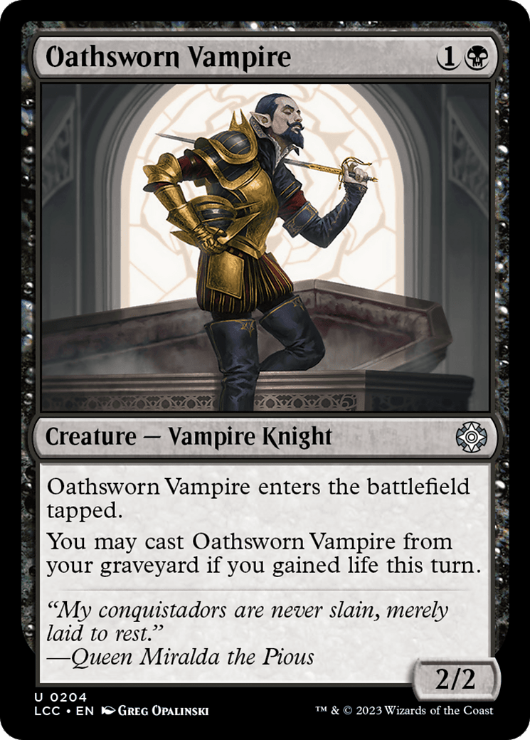 Oathsworn Vampire [The Lost Caverns of Ixalan Commander] MTG Single Magic: The Gathering  | Multizone: Comics And Games