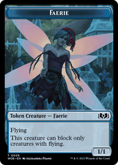 Faerie // Food (0011) Double-Sided Token [Wilds of Eldraine Tokens] MTG Single Magic: The Gathering  | Multizone: Comics And Games