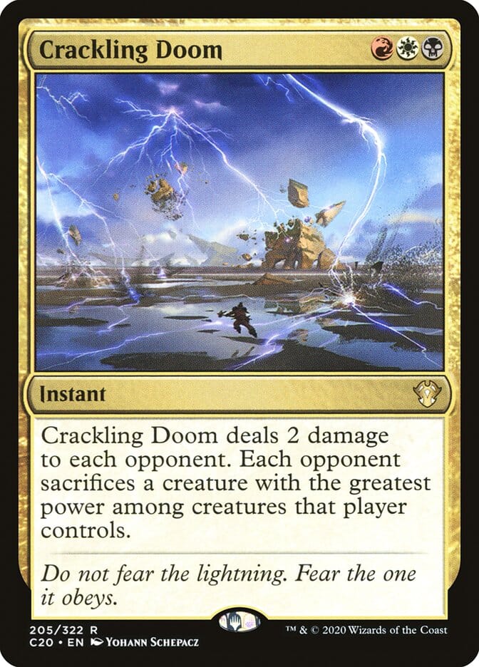 Crackling Doom [Commander 2020] MTG Single Magic: The Gathering  | Multizone: Comics And Games