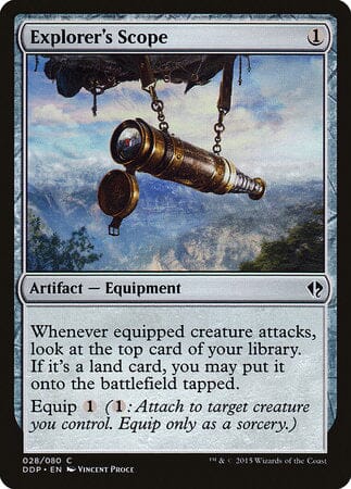Explorer's Scope [Duel Decks: Zendikar vs. Eldrazi] MTG Single Magic: The Gathering  | Multizone: Comics And Games