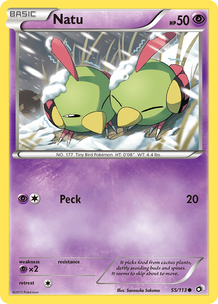 Natu (55/113) [Black & White: Legendary Treasures] Pokemon Single Pokémon  | Multizone: Comics And Games