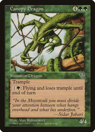 Canopy Dragon [Mirage] MTG Single Magic: The Gathering  | Multizone: Comics And Games