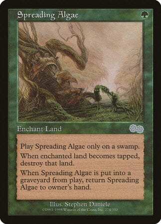 Spreading Algae [Urza's Saga] MTG Single Magic: The Gathering  | Multizone: Comics And Games