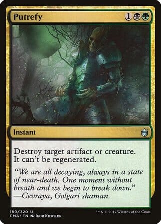 Putrefy [Commander Anthology] MTG Single Magic: The Gathering  | Multizone: Comics And Games