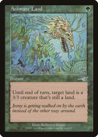 Animate Land [Nemesis] MTG Single Magic: The Gathering  | Multizone: Comics And Games