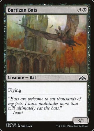 Bartizan Bats [Guilds of Ravnica] MTG Single Magic: The Gathering  | Multizone: Comics And Games