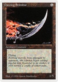 Dancing Scimitar [Summer Magic / Edgar] MTG Single Magic: The Gathering  | Multizone: Comics And Games