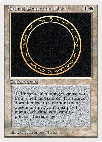Circle of Protection: Black [Summer Magic / Edgar] MTG Single Magic: The Gathering  | Multizone: Comics And Games