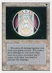 Circle of Protection: Green [Summer Magic / Edgar] MTG Single Magic: The Gathering  | Multizone: Comics And Games
