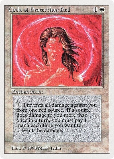 Circle of Protection: Red [Summer Magic / Edgar] MTG Single Magic: The Gathering  | Multizone: Comics And Games
