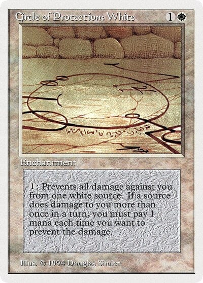 Circle of Protection: White [Summer Magic / Edgar] MTG Single Magic: The Gathering  | Multizone: Comics And Games