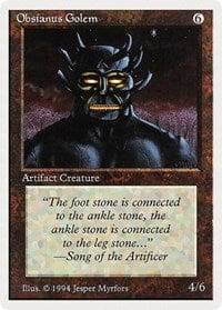 Obsianus Golem [Summer Magic / Edgar] MTG Single Magic: The Gathering  | Multizone: Comics And Games