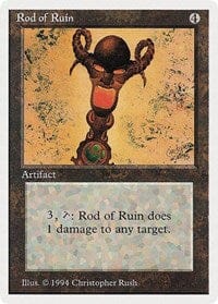 Rod of Ruin [Summer Magic / Edgar] MTG Single Magic: The Gathering  | Multizone: Comics And Games