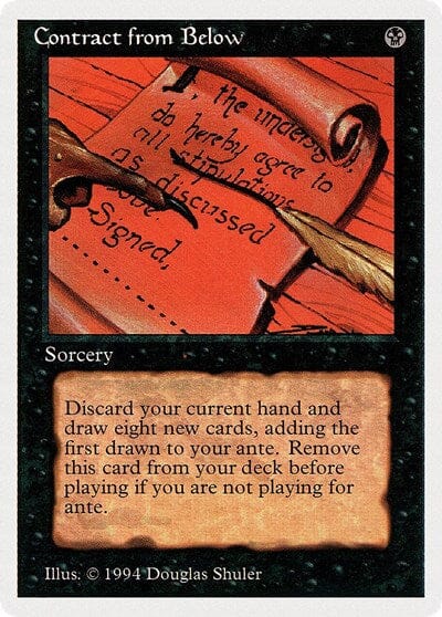 Contract from Below [Summer Magic / Edgar] MTG Single Magic: The Gathering  | Multizone: Comics And Games