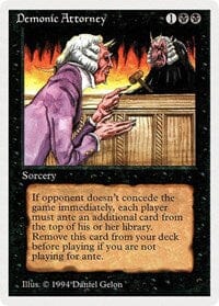 Demonic Attorney [Summer Magic / Edgar] MTG Single Magic: The Gathering  | Multizone: Comics And Games