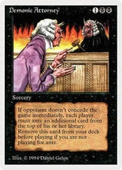 Demonic Attorney [Summer Magic / Edgar] MTG Single Magic: The Gathering  | Multizone: Comics And Games
