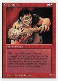 Gray Ogre [Summer Magic / Edgar] MTG Single Magic: The Gathering  | Multizone: Comics And Games