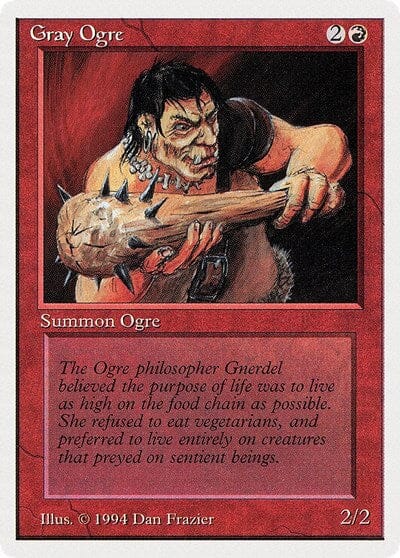 Gray Ogre [Summer Magic / Edgar] MTG Single Magic: The Gathering  | Multizone: Comics And Games
