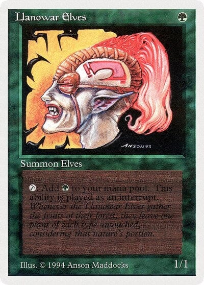Llanowar Elves [Summer Magic / Edgar] MTG Single Magic: The Gathering  | Multizone: Comics And Games
