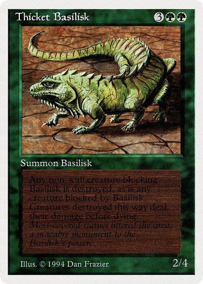 Thicket Basilisk [Summer Magic / Edgar] MTG Single Magic: The Gathering  | Multizone: Comics And Games