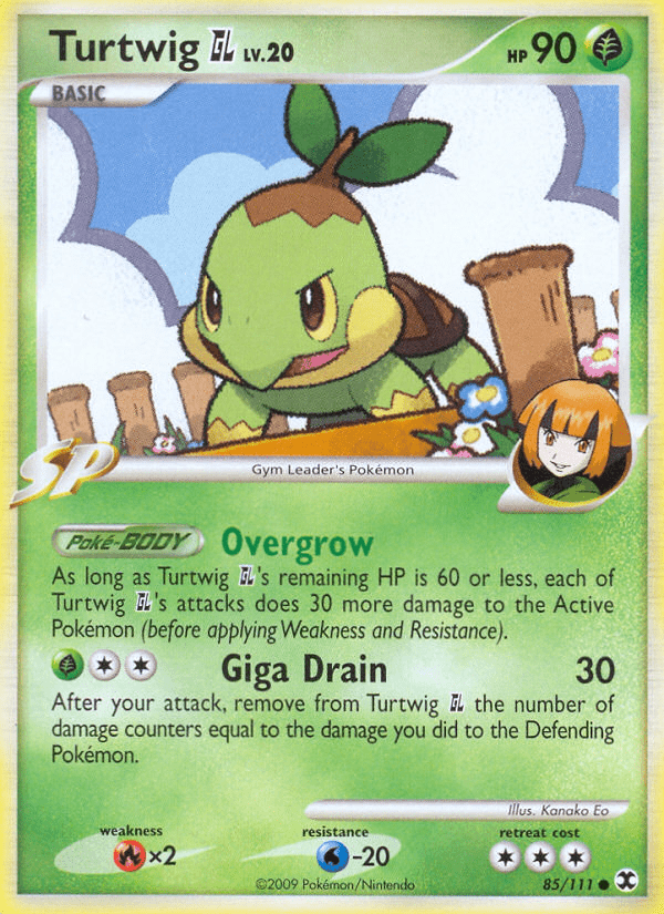 Turtwig GL (85/111) [Platinum: Rising Rivals] Pokemon Single Pokémon  | Multizone: Comics And Games