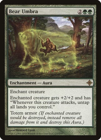 Bear Umbra [Rise of the Eldrazi] MTG Single Magic: The Gathering  | Multizone: Comics And Games
