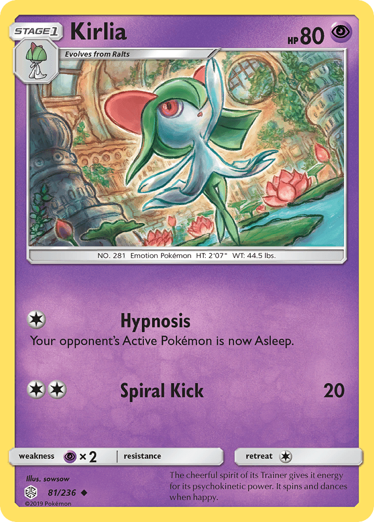 Kirlia (81/236) [Sun & Moon: Cosmic Eclipse] Pokemon Single Pokémon  | Multizone: Comics And Games