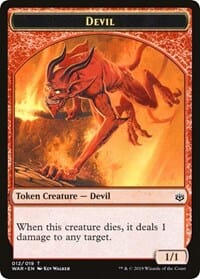 Devil // Satyr Double-sided Token (Challenger 2020) [Unique and Miscellaneous Promos] MTG Single Magic: The Gathering  | Multizone: Comics And Games