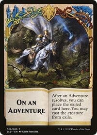 On An Adventure Double-sided Emblem (Challenger 2020) [Unique and Miscellaneous Promos] MTG Single Magic: The Gathering  | Multizone: Comics And Games