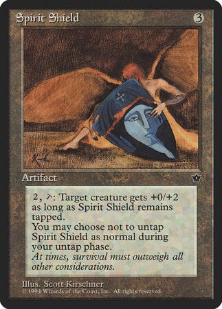 Spirit Shield [Fallen Empires] MTG Single Magic: The Gathering  | Multizone: Comics And Games