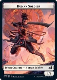 Human Soldier (003) // Zombie Double-sided Token [Commander 2020] MTG Single Magic: The Gathering  | Multizone: Comics And Games